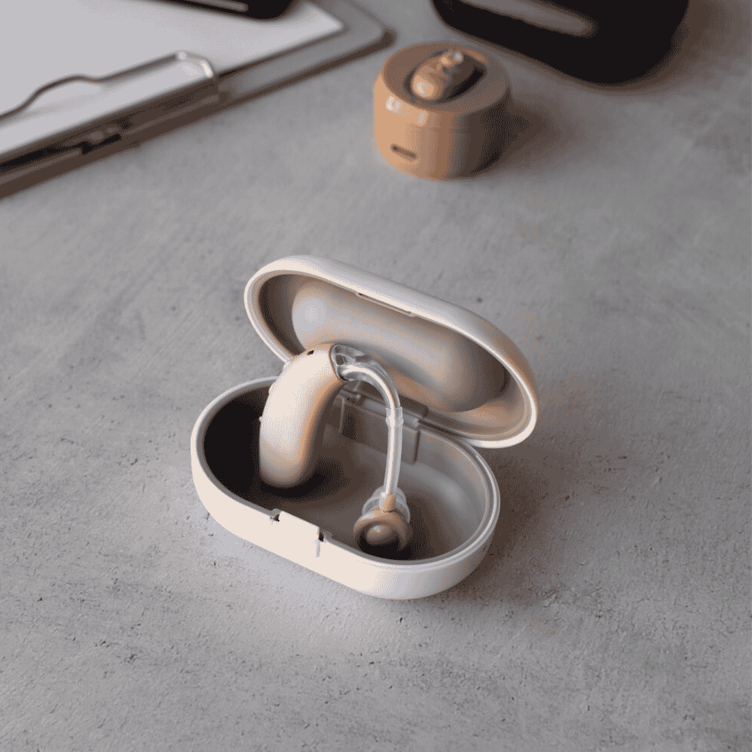 Digital hearing aid fitting at Care of Balance clinic